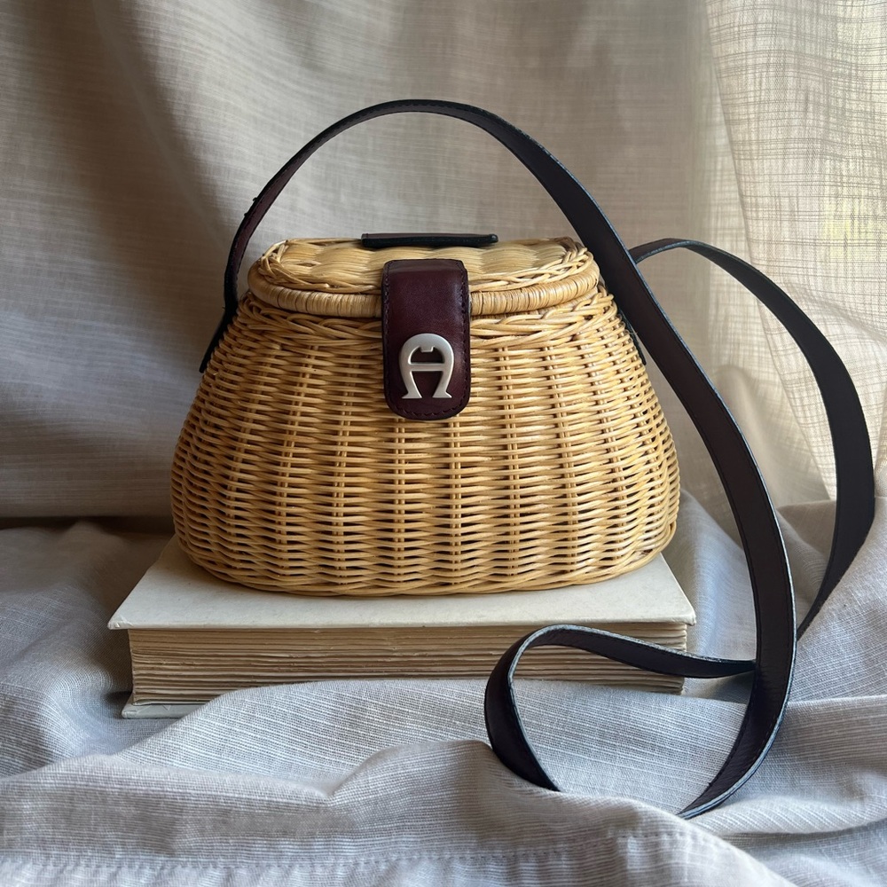 Etienne Aigner Wicker Bag / Crossbody